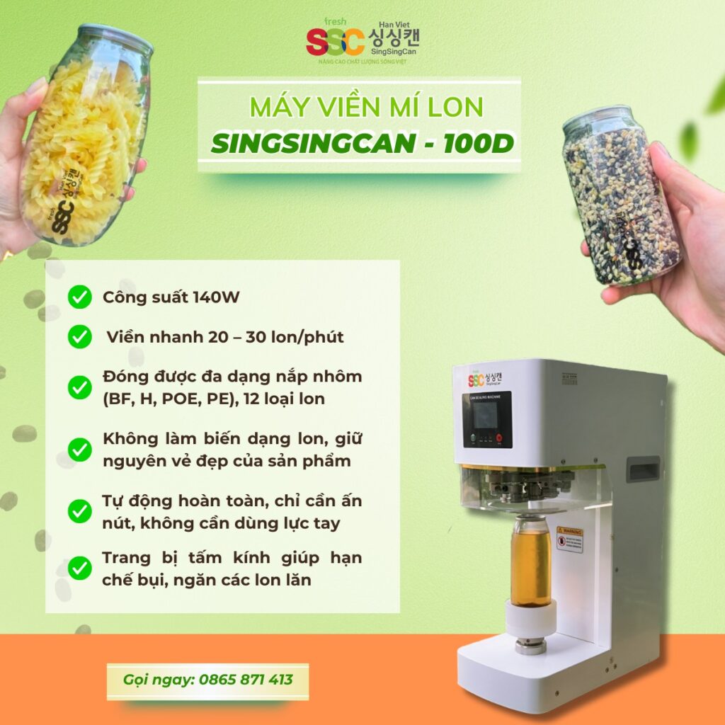 Máy đóng lon Singsingcan 100D