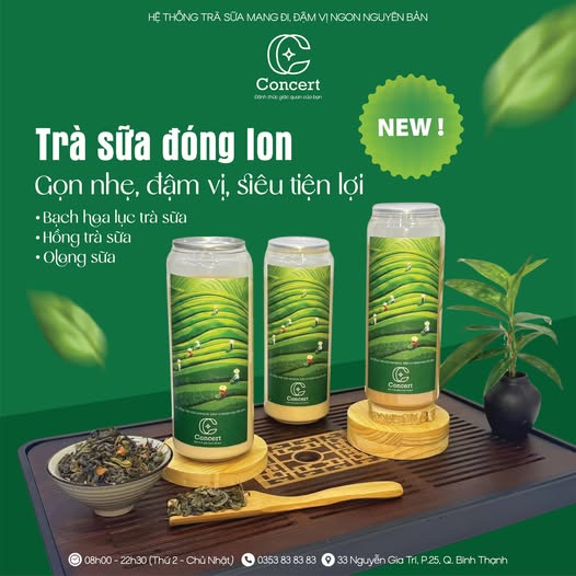 Trà sữa đóng lon 500ml