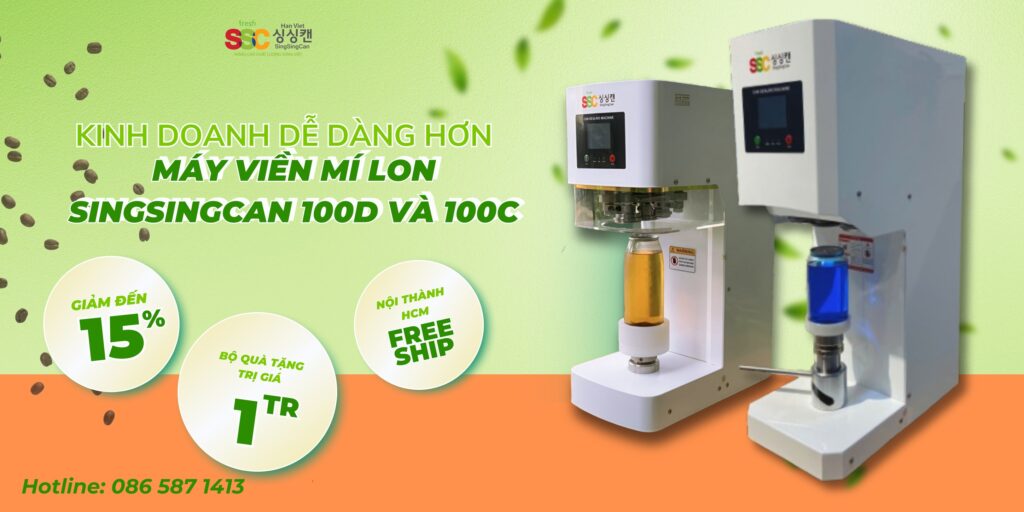 Máy đóng lon nắp lon PET