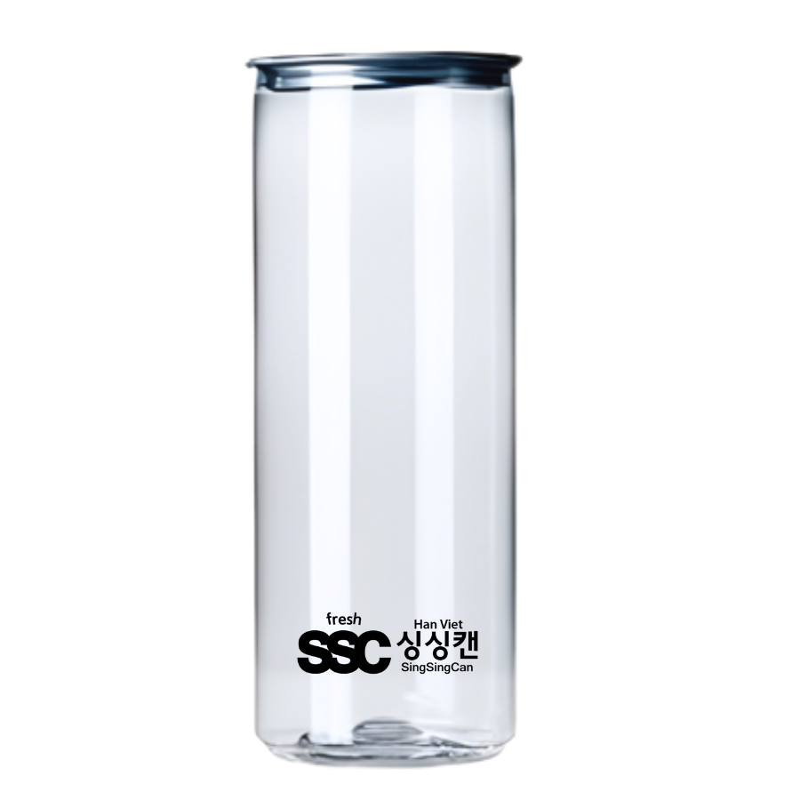 Lon nhựa nắp nhôm | Dung tích 330ml 1 Lon nhựa nắp nhôm | Dung tích 330ml