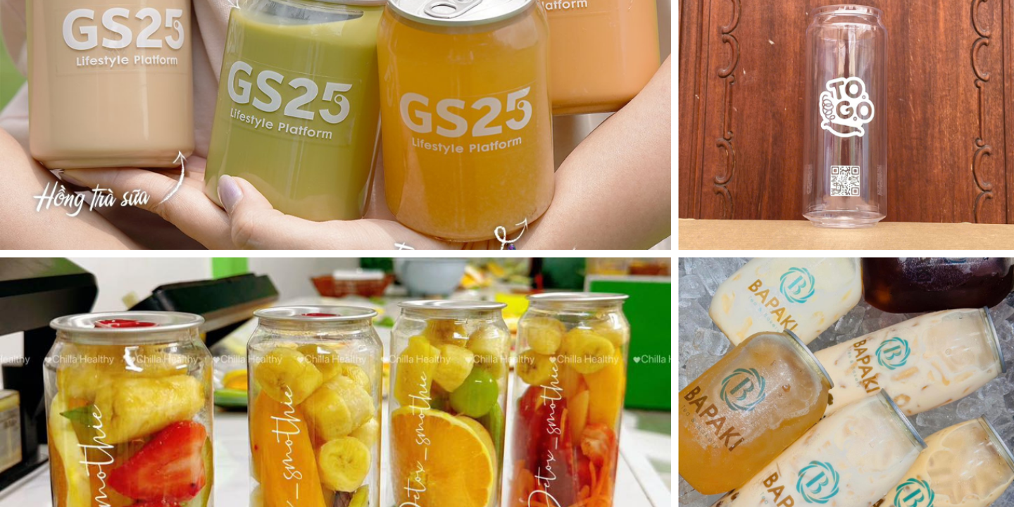 In tên và logo thương hiệu lên lon nhựa nắp xé