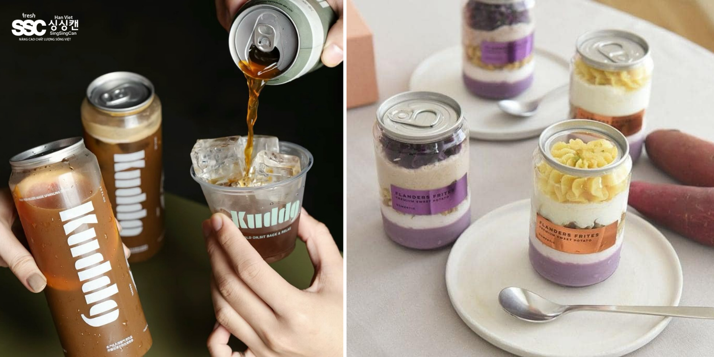 Kinh doanh lon cà phê và bánh ngọt