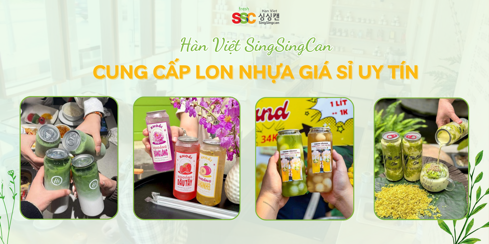 Địa chỉ mua lon nhựa giá sỉ