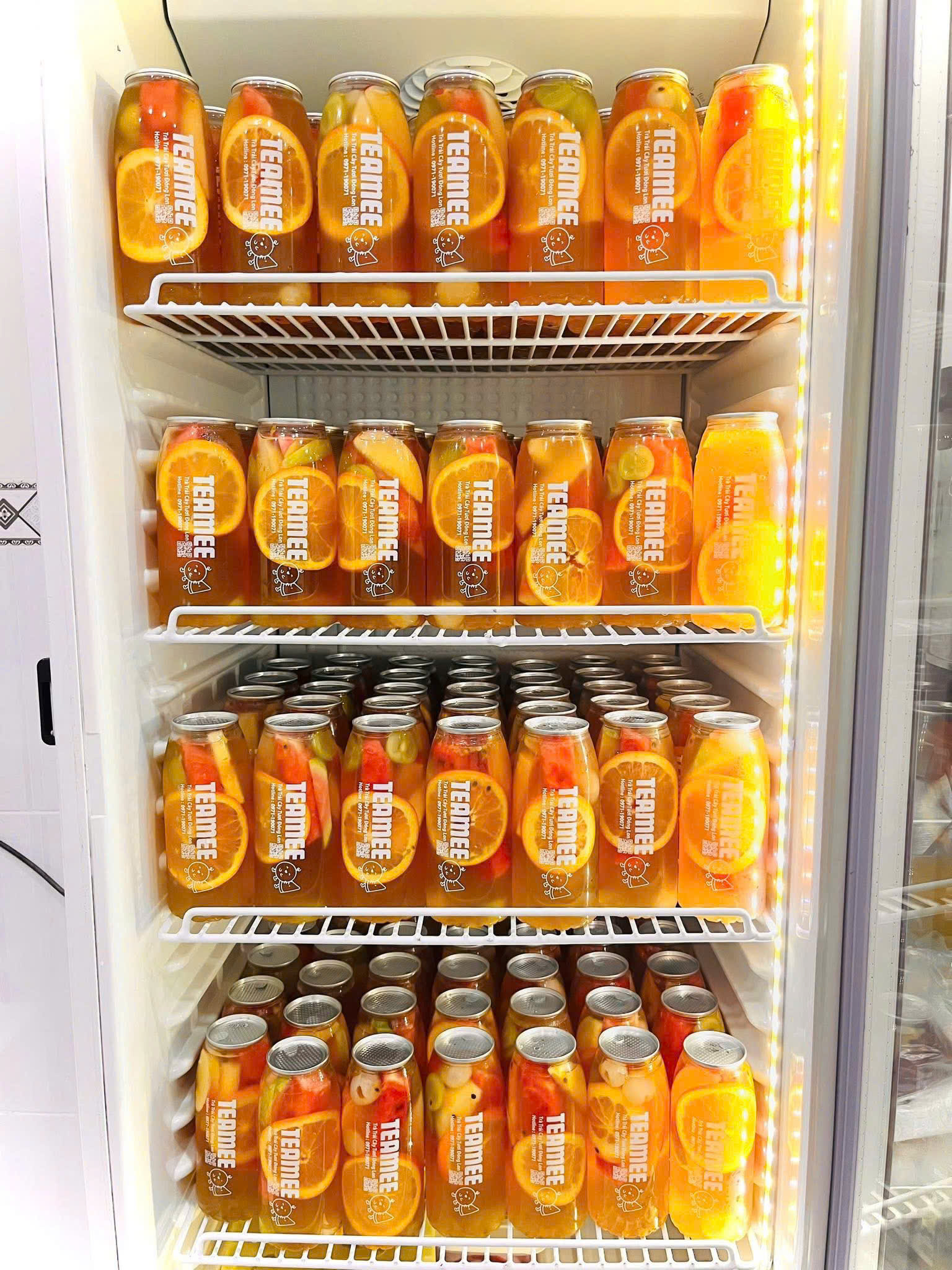 Nước trái cây đóng lon – Top 3 xu hướng nổi bật cho ngành F&B 11 Lon nhựa 650ml nắp xé với rất nhiều topping