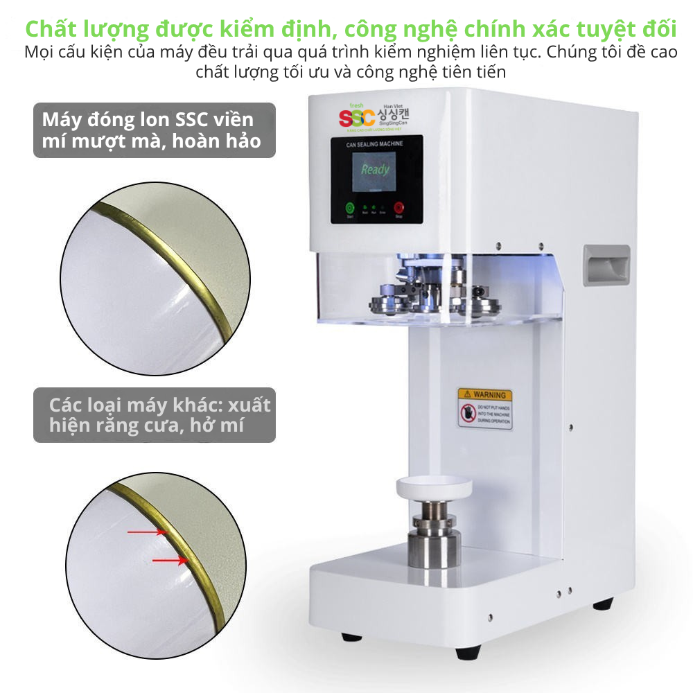 Máy đóng nắp lon – Giải pháp đóng lon hiện đại cho trà sữa, trà trái cây và kombucha 14 7